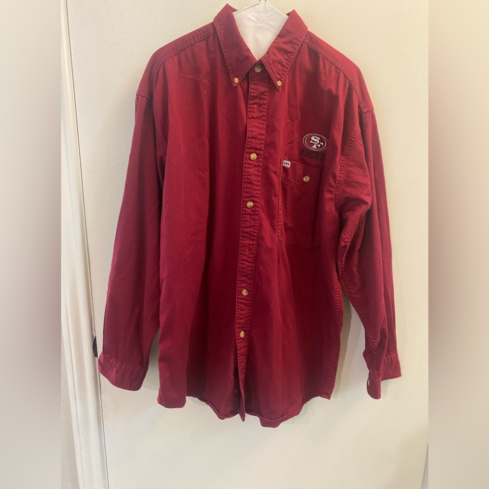 Men’s San Francisco 49ners Button-downed Shirt